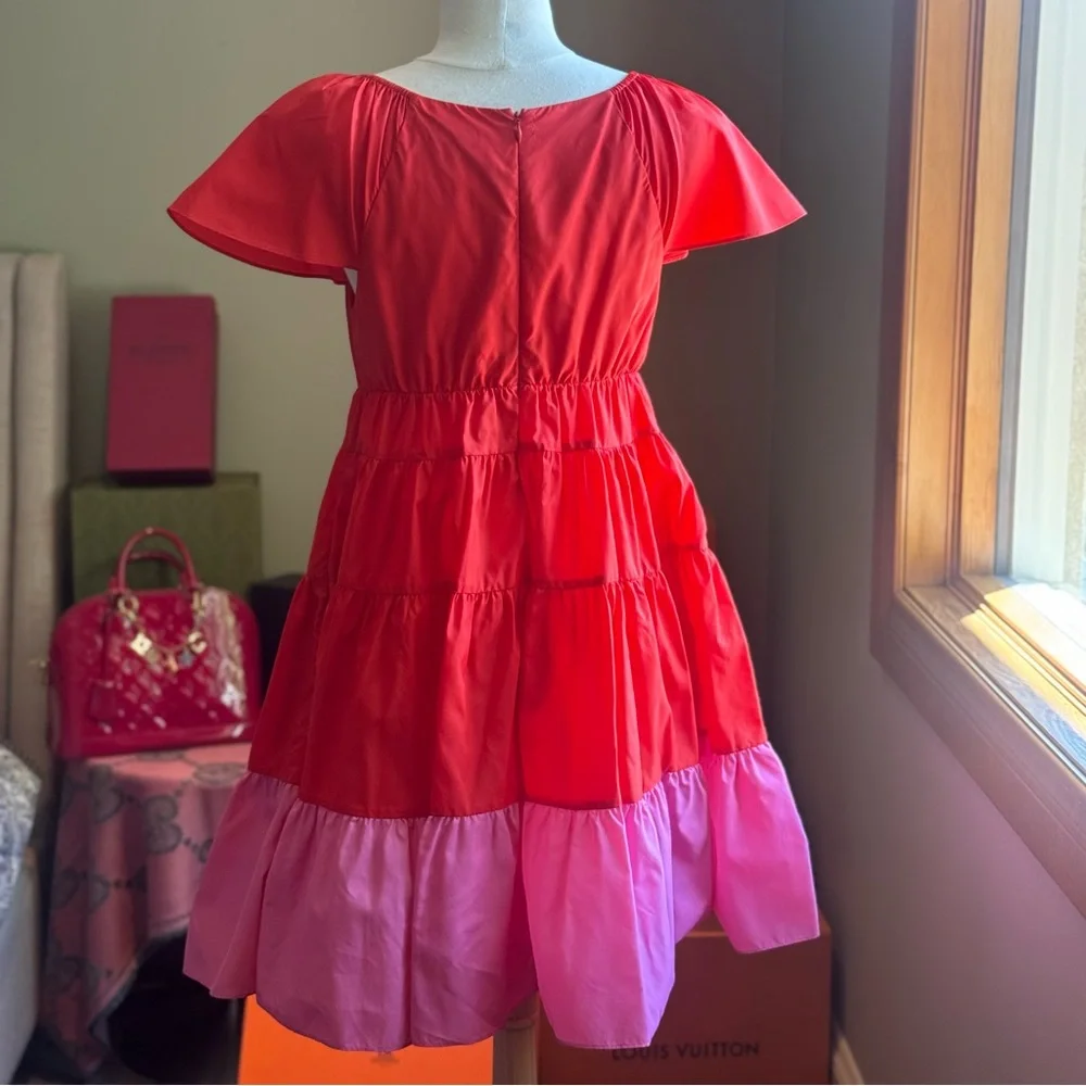 STAUD "Corsica" Sundress 🌈BNWOT🌈 "Wild Orchid and Tomato" - Picture 9 of 12